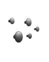 MUUTO - Set of 5 dots metal - Black