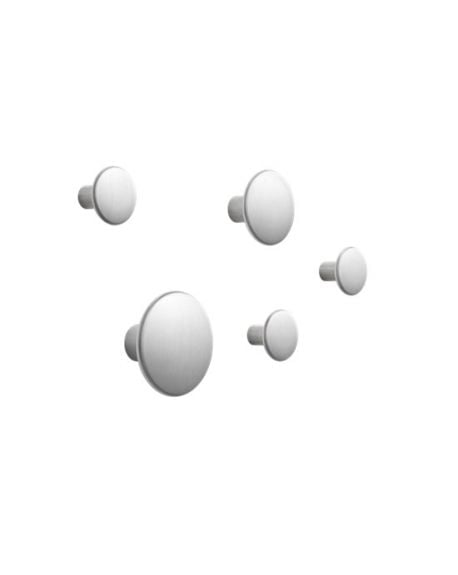 MUUTO - Ensemble de 5 patères Métal - Aluminium