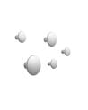 MUUTO - THE DOTS METAL - Ensemble de 5 patères - Aluminium