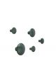 MUUTO - Set of 5 dots metal - Dark Green