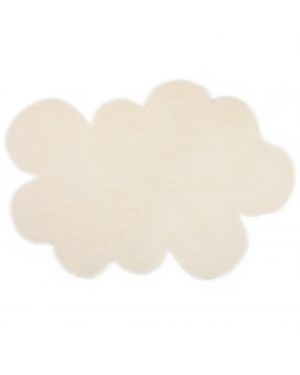 PILEPOIL - Tapis nuage en fausse fourrure - Crème - 2 dimensions au choix