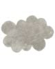 PILEPOIL - CLOUD RUG IN FAKE FUR - Light grey Circle 2 sizes