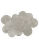 PILEPOIL - Tapis nuage en fausse fourrure - Gris clair - 2 dimensions au choix