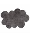 PILEPOIL - CLOUD RUG IN FAKE FUR - Dark grey Circle / 2 sizes