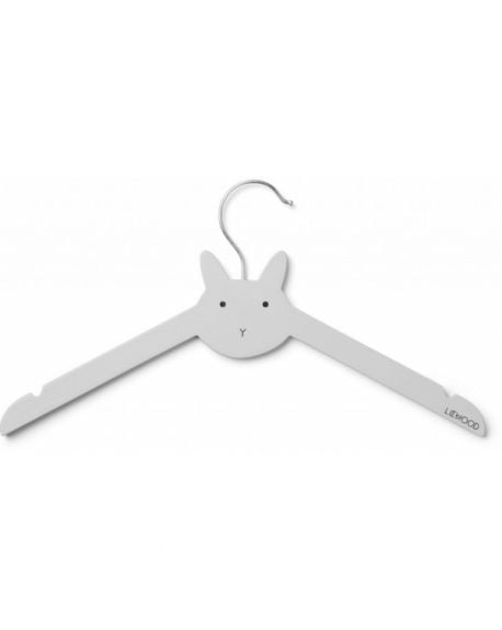 Liewood - Cintre Ambrose Lapin - Gris - Pack de 3