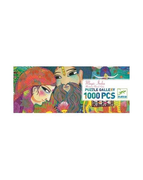 DJECO - PUZZLE GALLERY - Magic India - 1000 pcs