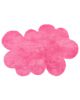 PILEPOIL - CLOUD RUG IN FAKE FUR - Pink Circle / 2 sizes