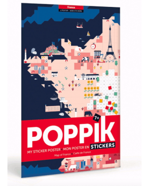 Poppik - Giant Poster maps of France