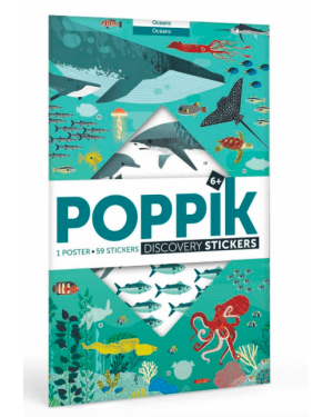 Poppik - Poster Géant Animaux des Océans