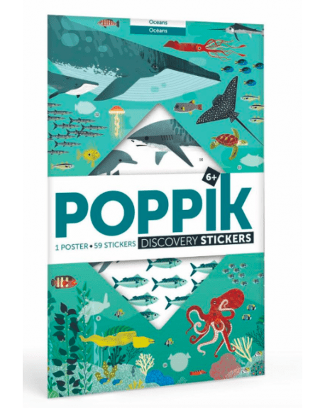 Poppik - Giant Poster Animals of Oceans