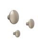 MUUTO - Ensemble de 5 patères Métal - Taupe