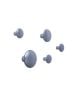 MUUTO - THE DOTS METAL - Ensemble de 5 patères - Bleue