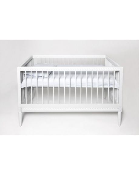 Gustavienne - Lit Bébé évolutif et son Matelas