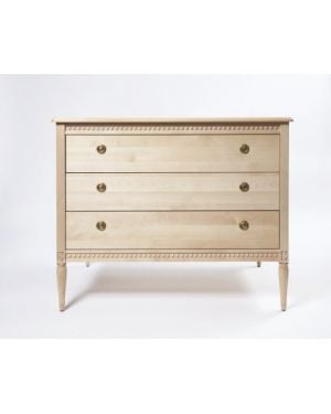 Gustavienne - Commode 3 Tiroirs - 2 coloris au choix