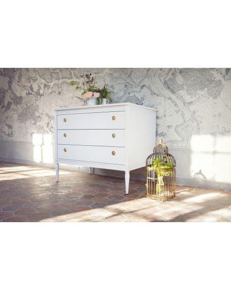 Gustavienne - Commode 3 Tiroirs - Bouleau