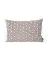 FERM LIVING - Coussin à Pois - Gris et Blanc