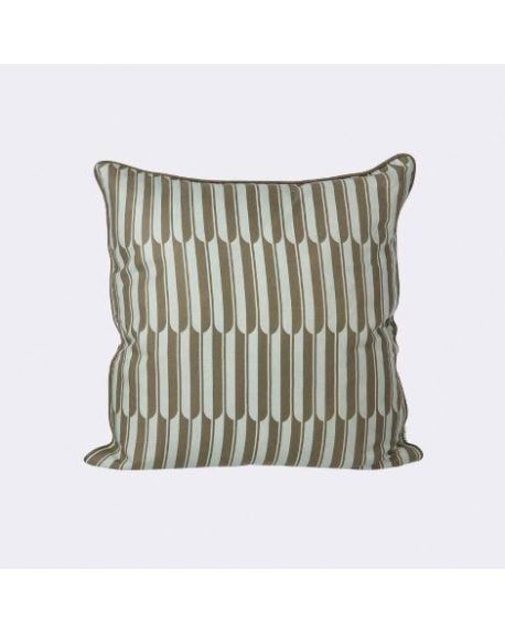FERM LIVING - Coussin arc - Bleu/Marron
