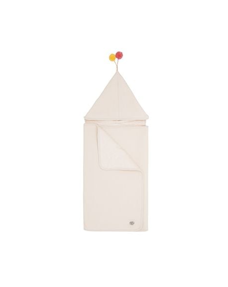 JACK N'A QU'UN OEIL - Cape de bain JUPITER - Nid d'abeille - Peach