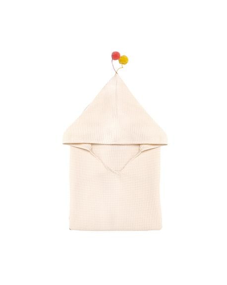 JACK N'A QU'UN OEIL - Bath Cape CUZCO - Peach