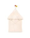 JACK N'A QU'UN OEIL - Poncho de bain CUZCO - Nid d'abeille - Peach