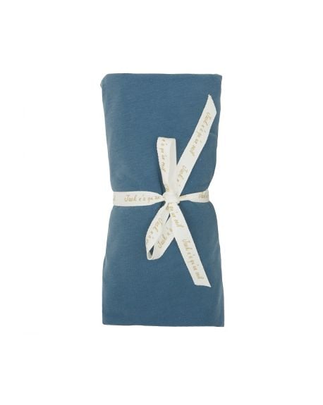 JACK N'A QU'UN OEIL - Drap housse ZIRKUSS - 70x140 cm - Blue Jeans