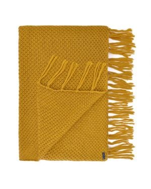 JACK N'A QU'UN OEIL - Plaid Mohair CANOPEE - Safran