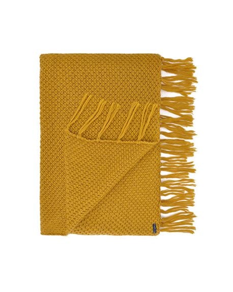 JACK N'A QU'UN OEIL - Plaid Mohair CANOPEE - Safran