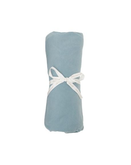 JACK N'A QU'UN OEIL - Fitted sheet ZAC - 140x200 cm - Powder Blue