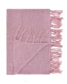 JACK N'A QU'UN OEIL - Plaid Mohair CANOPEE - Vieux Rose