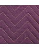 JACK N'A QU'UN OEIL - 3 Quilted Storage Basket - Amarante