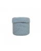 JACK N'A QU'UN OEIL - 3 Quilted Storage Basket - Powder Blue