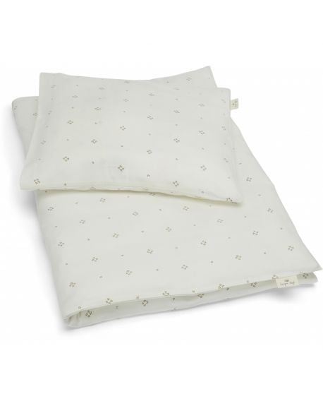 Konges Sløjd - Parure de lit Camille Adulte -140 x 200 cm - Blanc