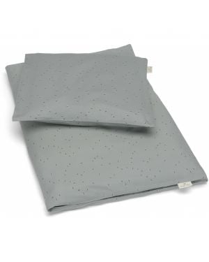 Konges Sløjd - Mille Marine Junior Bedding - 140 x 200 cm - Blue