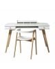 Oliver Furniture - Adjustable Wood armchair - White/Oak