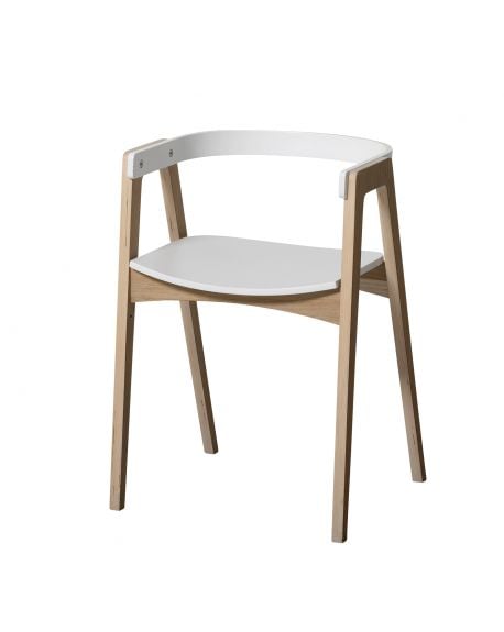 Oliver Furniture - Adjustable Wood armchair - White/Oak