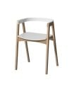 Oliver Furniture - Chaise évolutive Wood - Blanc/Chêne