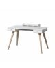 Oliver Furniture - Bureau évolutif Wood 66 cm - Blanc/Chêne