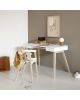 Oliver Furniture - Adjustable Wood Desk 66 cm - White/Oak