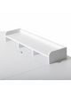 Oliver Furniture - Bureau évolutif Wood 72,6 cm - Blanc/Chêne