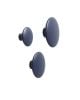 MUUTO -THE DOTS Wall hook Large Dark Blue