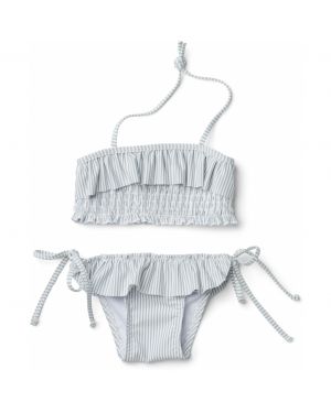 Liewood - Maillot de bain 2 pièces Riley - Rayures Blanches/Bleues