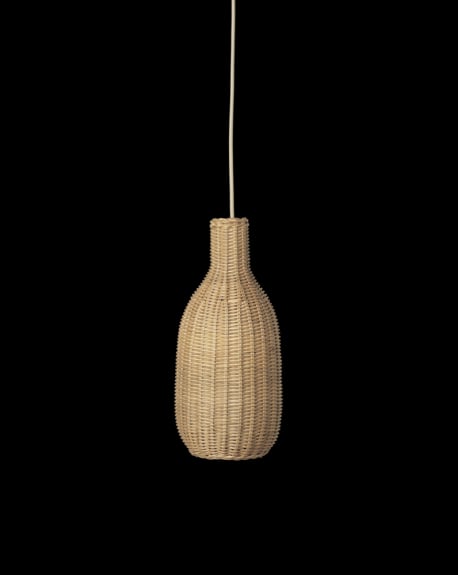 Ferm LIVING - Braided Bottle Lamp Shade - Natural
