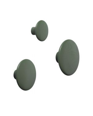 MUUTO - THE DOTS - Patère X Small - Dusty Green