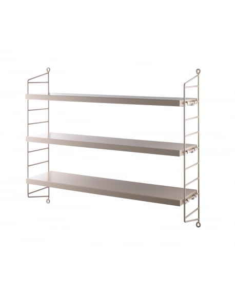 STRING POCKET-ETAGERES MURALES-Sable
