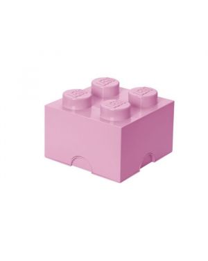 LEGO - STORAGE BOX - 4 Studs - Middle pink
