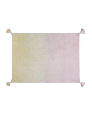 LORENA CANALS - TAPIS Degrade Ombré Vanilla- Soft Pink - 120 x 160 cm