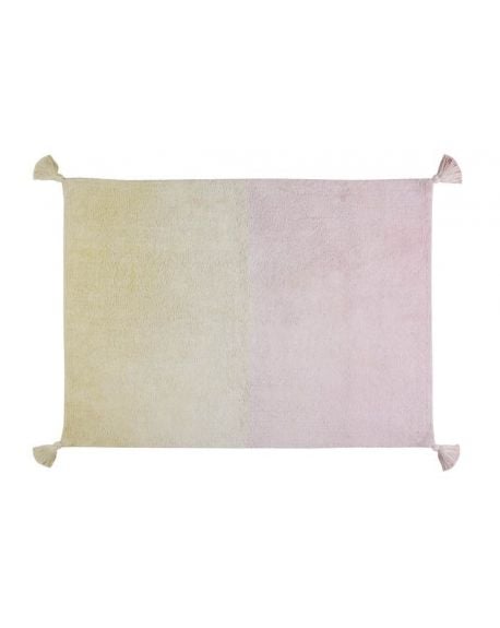 LORENA CANALS - TAPIS Degrade Ombré Vanilla- Soft Pink - 120 x 160 cm