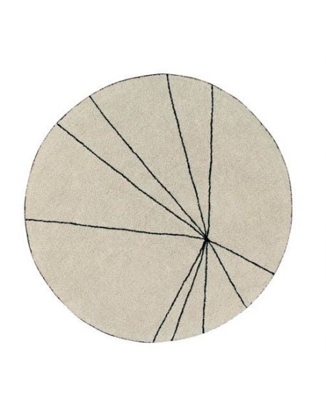 LORENA CANALS - TAPIS Rond Trace Beige - Ø160