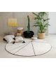 LORENA CANALS - TAPIS Rond Trace Beige - Ø160
