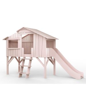 MATHY BY BOLS - Tree House bed & slide - MDF & Pin - Lacquer (27 colors)